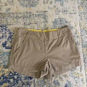 J. Crew Khaki Chino Shorts • Size 0
